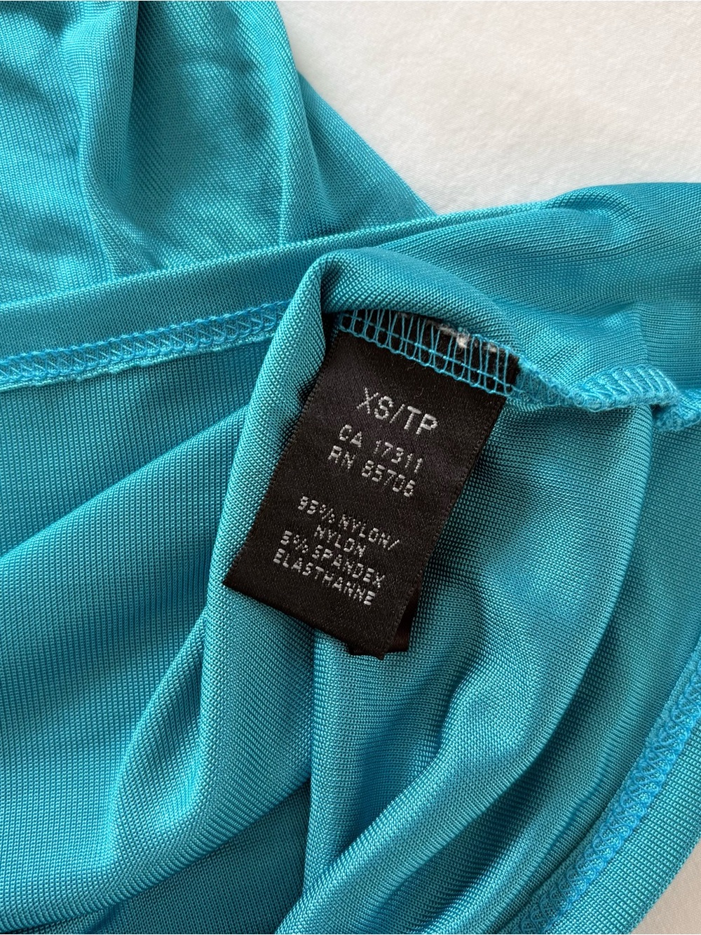 One-Shoulder Teal Women’s top - Picture 3 of 4
